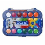 Doms Premium Water Colour Cakes, 24 Pieces
