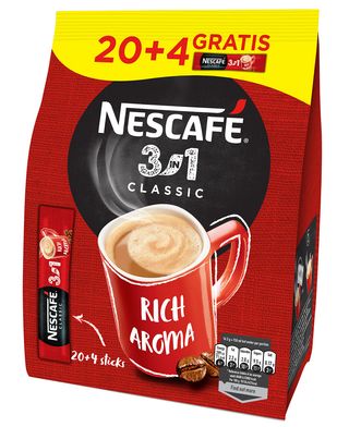 Nescafe Classic 3In1 16,5 G (20+4)