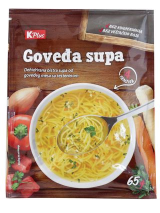 K plus govedja supa 65 g