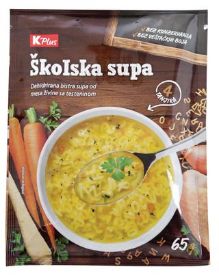 K Plus skolska supa 65g