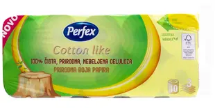 PAPIR TOALET PERFEX COTTON LIKE PR.BOJA PAPIRA 3SL 10/1