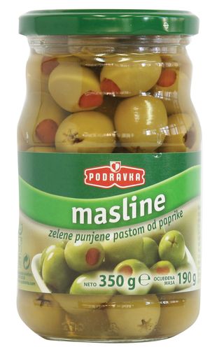 MASLINE ZEL.PUNJ.PAPR.350 g PO