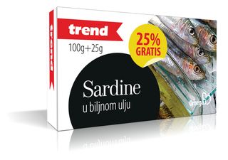 Sardina U Biljnom Ulju Trend 100G