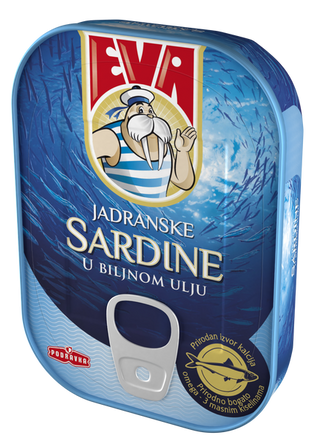 Eva Sardina U Biljnom Ulju 115Gr