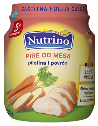 Kašica pov.sa pile.Nutrino125g          