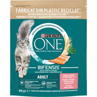 Purina ONE ADULT łosoś i ryż 800g