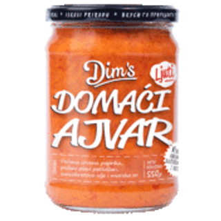 Domaci Ajvar Ljuti 550G Dims
