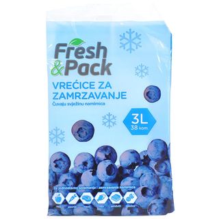 (3850334267450) Vreće Za Zamrzivač 3 L 250X420 38/1 Fresh Pack