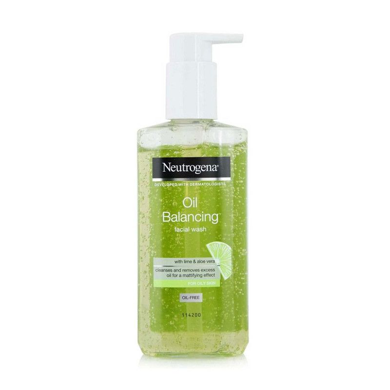 Neutrogena Oil Balancing Lime And Aloe Vera Facial Wash 200Ml