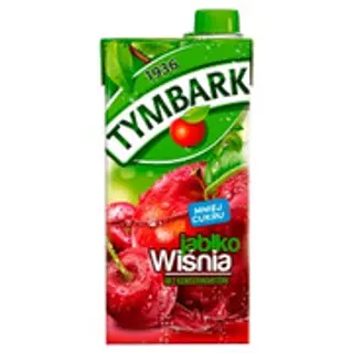 Tymbark Napój owocowy jabłko wiśnia 1 l