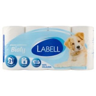 Labell Papier toaletowy biały 8 rolek