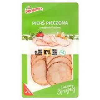 Drobimex Pierś pieczona z pomidorami i ziołami 100 g