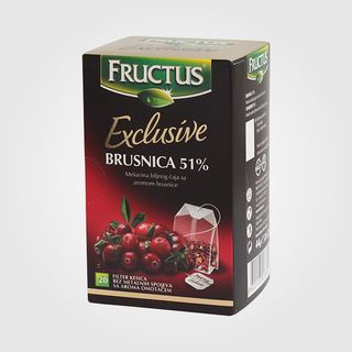 Fructus caj brusnica premium 44g 8600103027854