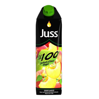 JUSS წვენი ვაშლი/ატამი 100% 1ლ/8698720868967