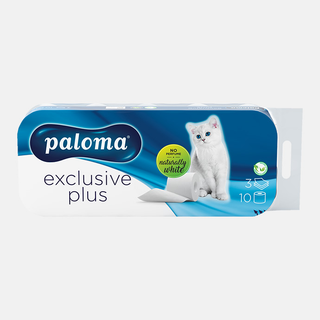 Paloma Toalet Papir 3Sl Bijeli 10Kom