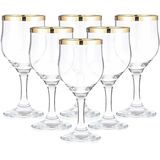 Pasabahce Tulipe Clear Glass Cup, 6 Pieces