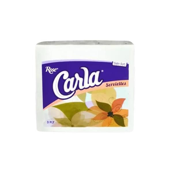 Rose Carla Satin Soft 3-Ply Serviette