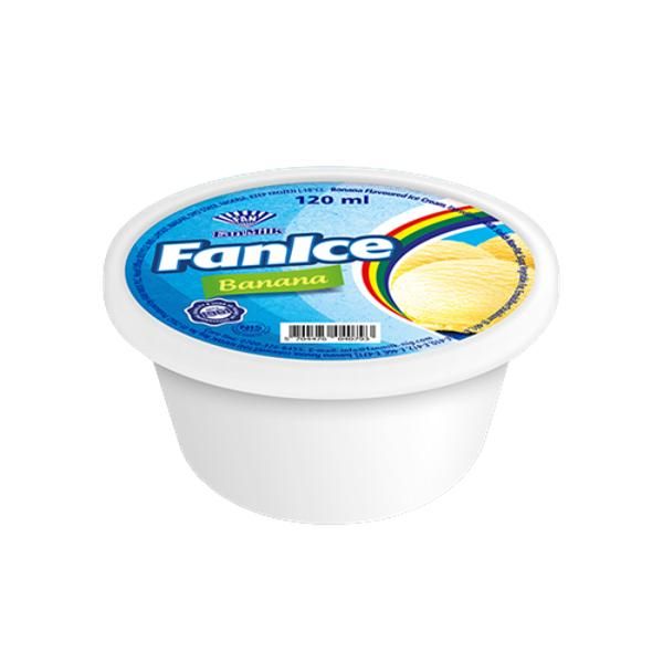 Fan Ice Cream 120Ml Banana