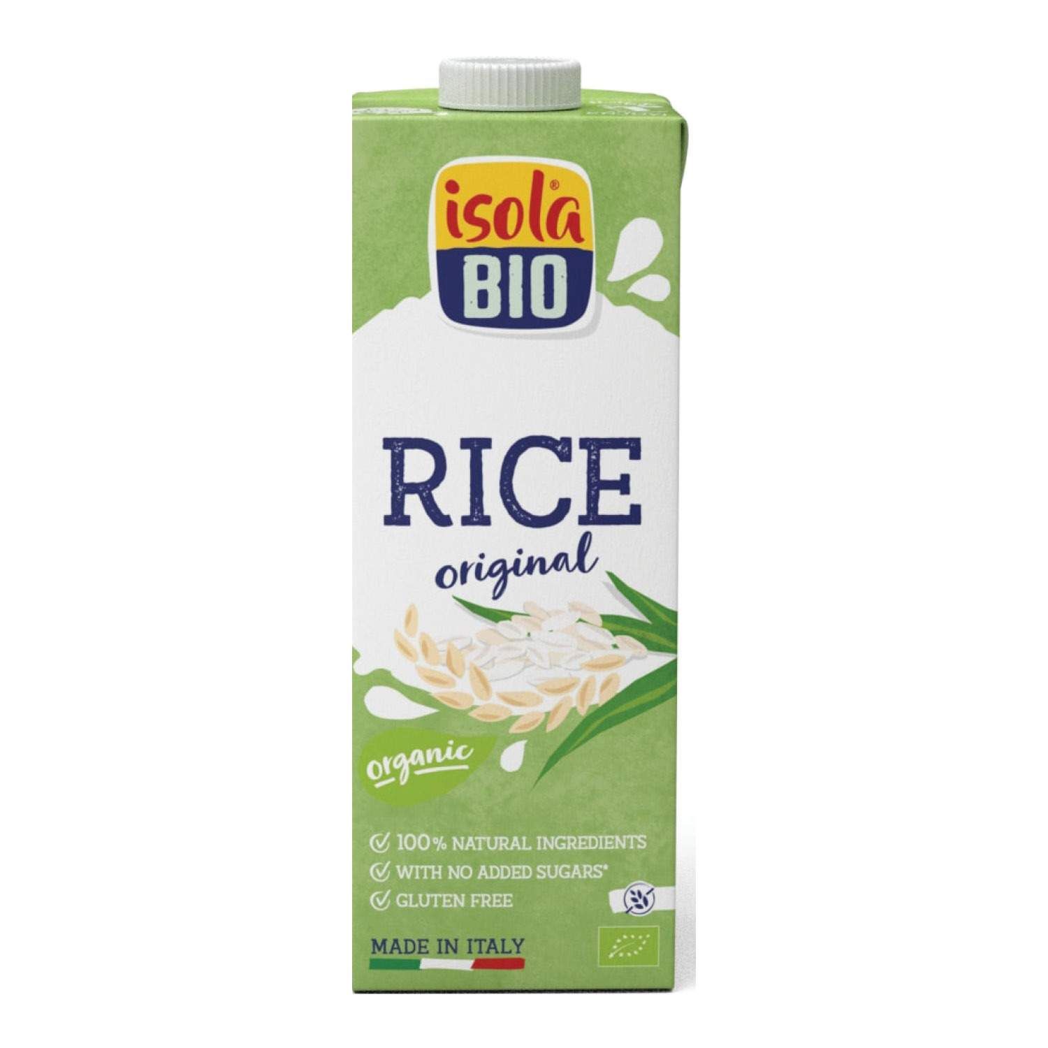 Bebida Vegetal de Arroz Natural Isola Bio (emb. 1 lt)