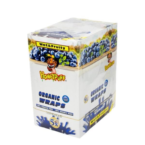Honeypuff Blueberry Organic Wraps, 5-Pack