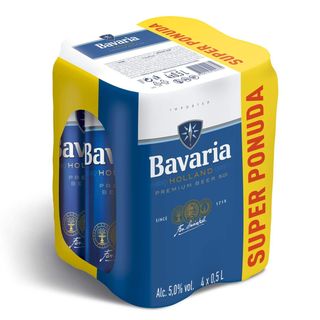 Bavaria limenka 4x 0,5l