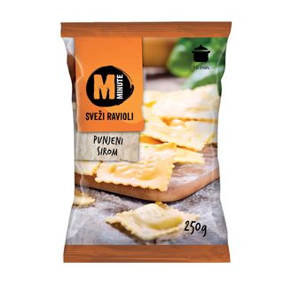 Minute ravioli sa sirom 250g