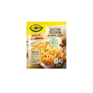 C ideja za zapecena testenina sa sunkom i sirom 39 g