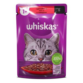 HRANA ZA MAČKE GOVEDINA 85G WHISKAS