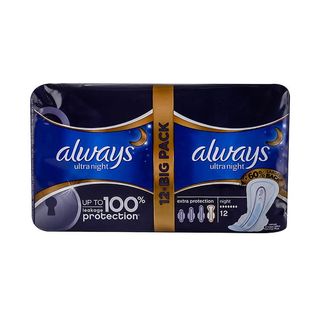 AAlways Ultra Secure Night higijenski ulosci, velicina 4, 12 komada 4015400612476
