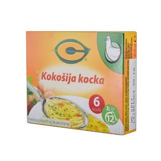 C Kokosji bujon supa u kocki, 6 kocki  66g