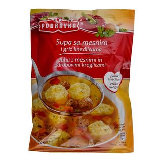 Podravka supa sa mesnim i griz knedlicama 52 g