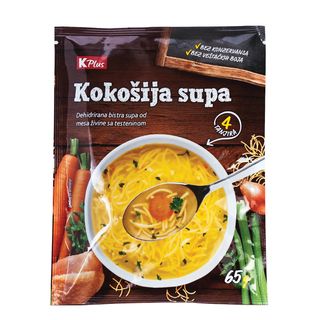 Supa kokosija bistra u kesici 65 g K Plus