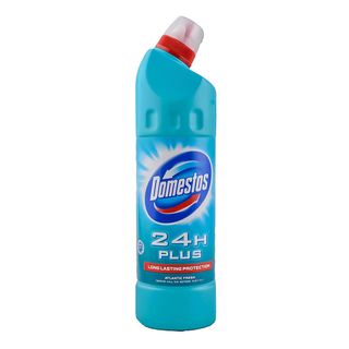 Domestos 24 h plus long lasting protection atlantic fresh -Domestos tecnost za ciscenje i odrzavanje toaleta 750 ml