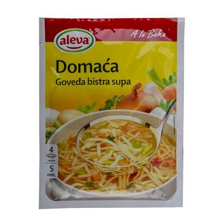 Aleva domaca govedja bistra supa 45 g