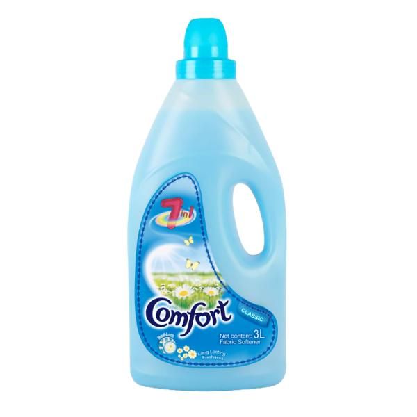 Comfort Fab 7-In-1 Blue Fabric Softener, 3L