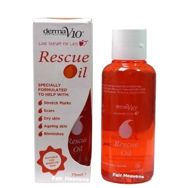 Derma V10 Rescue Oil, 75Ml