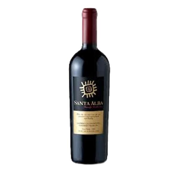Santa Alba Cabernet Sauvignon Semi-Sweet Red Wine 750Ml