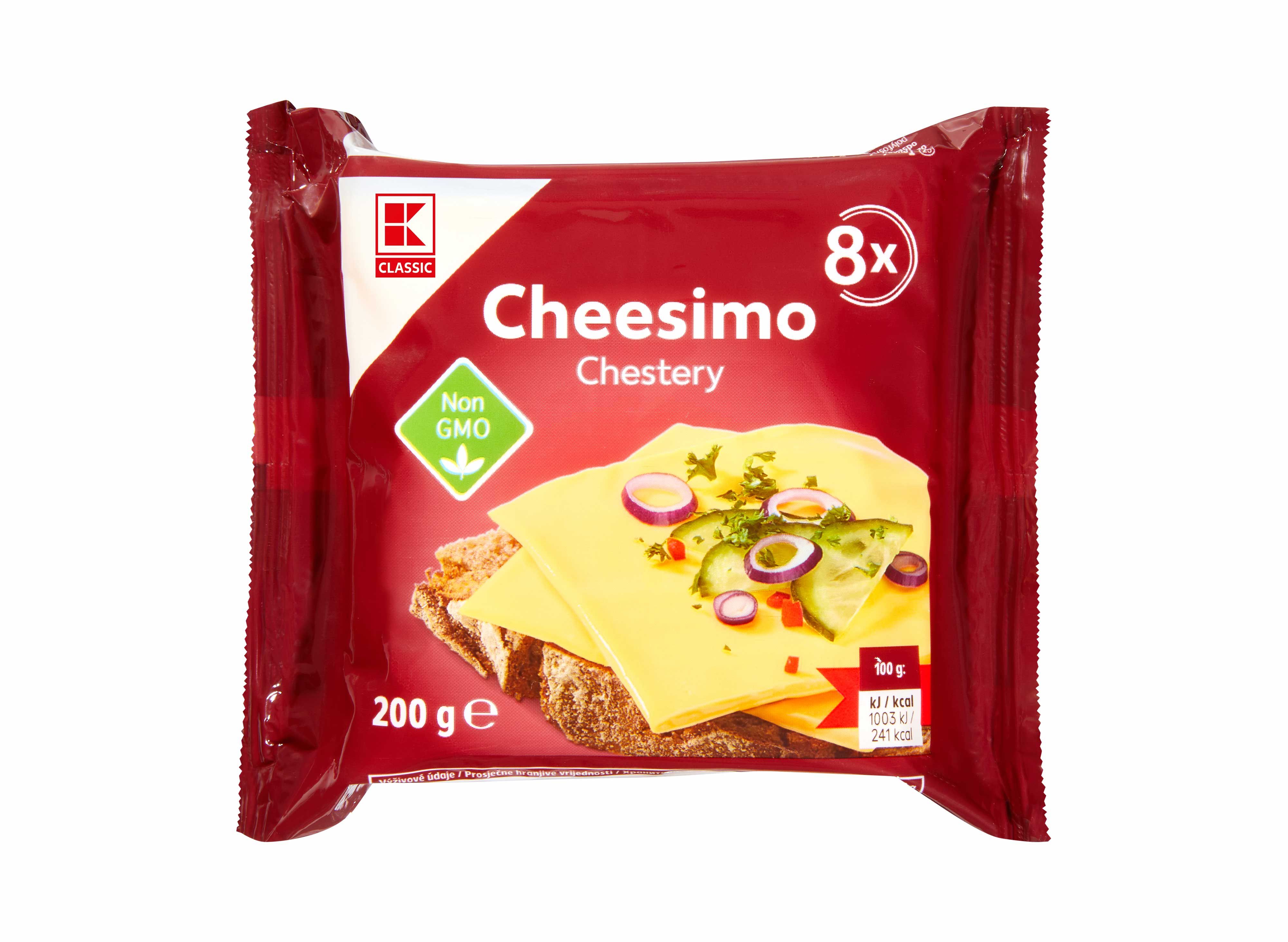 K-Classic Топено сирене чедар  200g