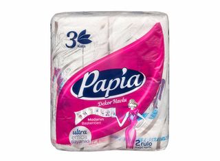 Papia Кухненска ролка, с декорация, цел. 3пл. 2бр \ 00022843