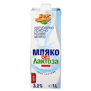 Бор Чвор Прясно Мл. Без Лактоза 3,2% 1Л.   (248041)