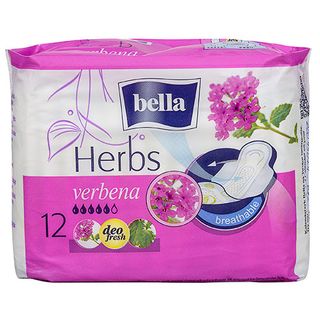 Bella Herbs Verbena Podpaski higieniczne 12 sztuk