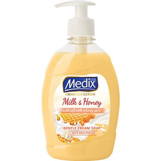 Сапун Течен Medix Cream Collection Milk&Honey400 Мл Помпа-130374