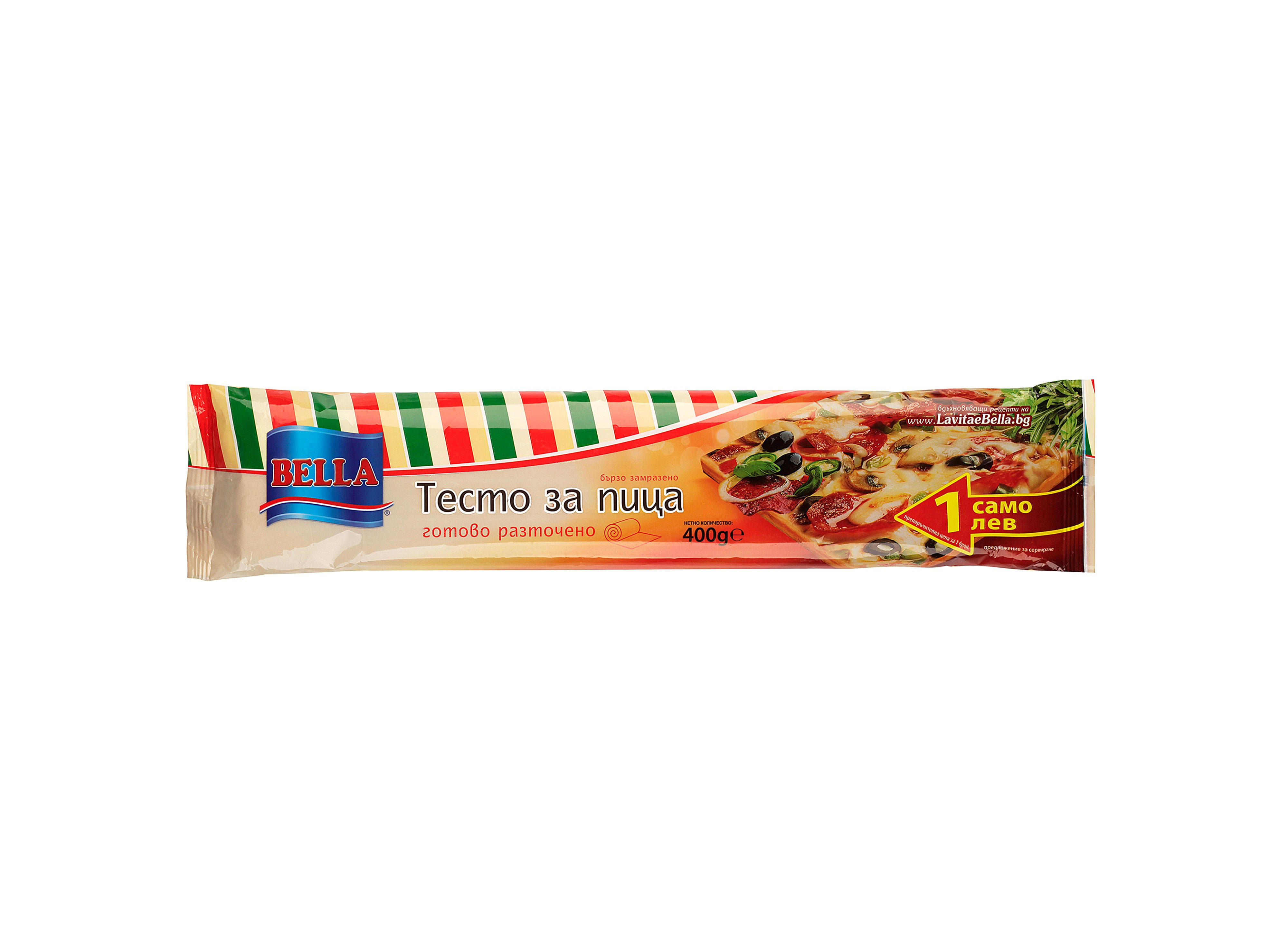 Белла Тесто за пица, замразено  400g