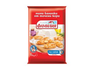 Фамилия Банички точени кори сирене 1кг 1kg   (210793)