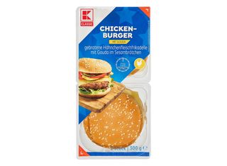 KLC пилешки бургер с гауда 2х150г \ 00094384