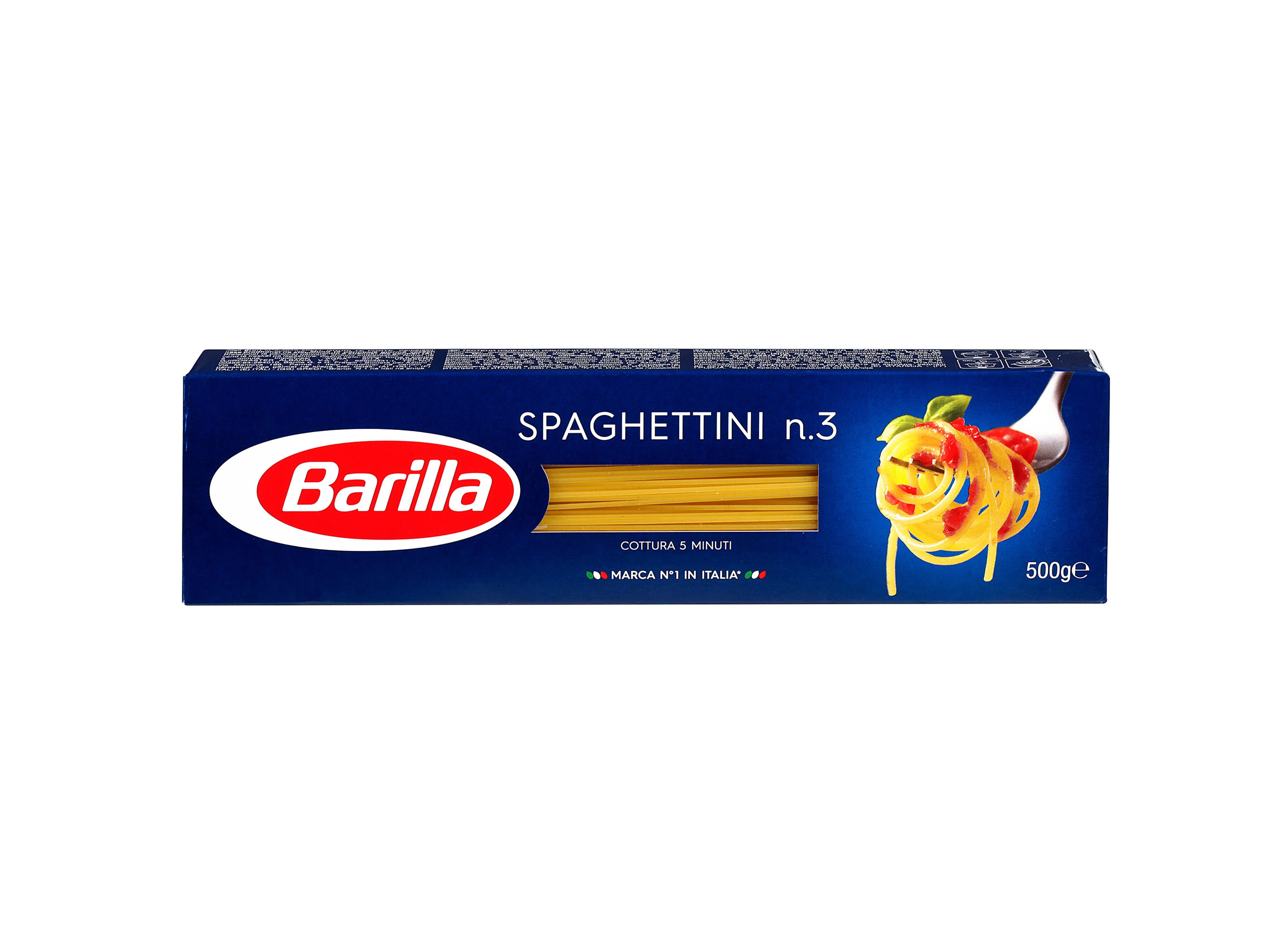 BARILLA спагетини №3  500g