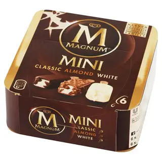 Magnum mini Classic Almond White Chocolate 6 Gelati 2542 g