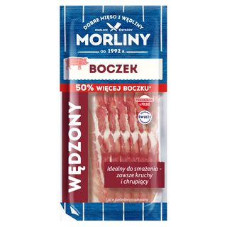 Morliny - Boczek Wieprzowy Wędzony Plastry - 150 G