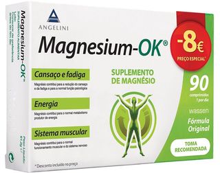 Suplemento Magnesium:Ok 90 Comprimidos -8€