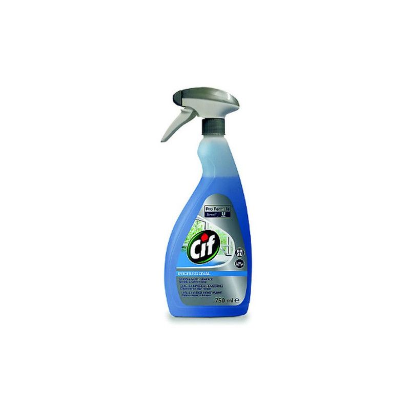 Cif Professional Glass & Multipurpose Spray, 750Ml